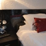 Twin or Double en-suite room to the side of the guest house overlooking free parking bays in quite cul-de-sac.