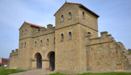 Arbia - Free to view Roman Fort Reconstruction, just 5 minutes walk from South Shore Guest House.