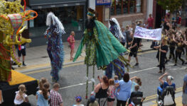 South Shields Summer Parade 2018 as seen from South Shore Guest House