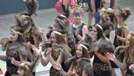 South Shields Summer Parade 2018 as seen from South Shore Guest House
