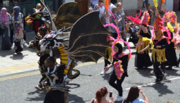 South Shields Summer Parade 2018 as seen from South Shore Guest House