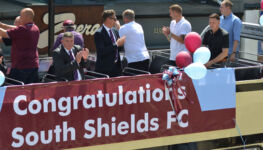 South Shields Summer Parade 2018 as seen from South Shore Guest House